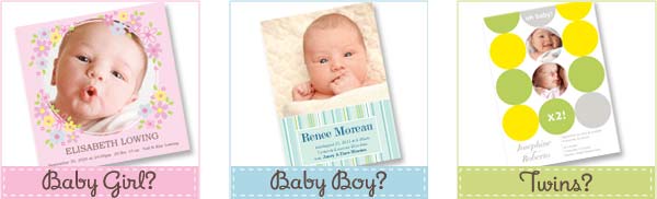 Birth Announcement card templates