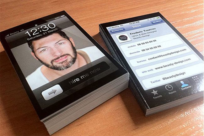 iPhone Design Business Card