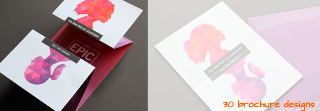 30 Gorgeous Brochure Design Ideas for print