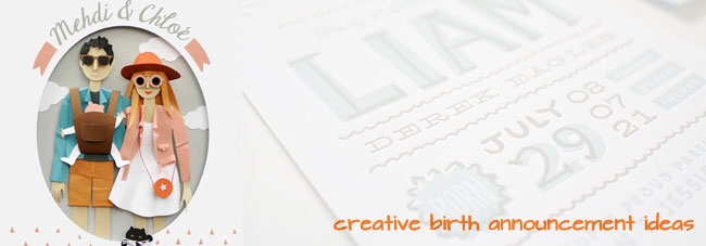 12 Creative Birth Announcement Ideas