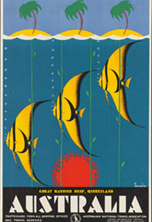 Australia barrier reef poster