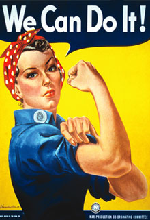 We can do it power women poster