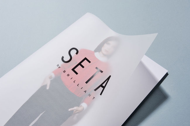 Spot UV catalogue SETA