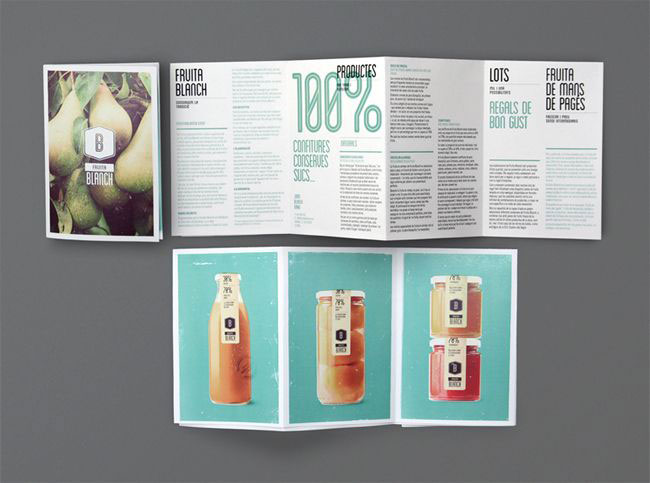 Brochure design ideas Fruita Blanch