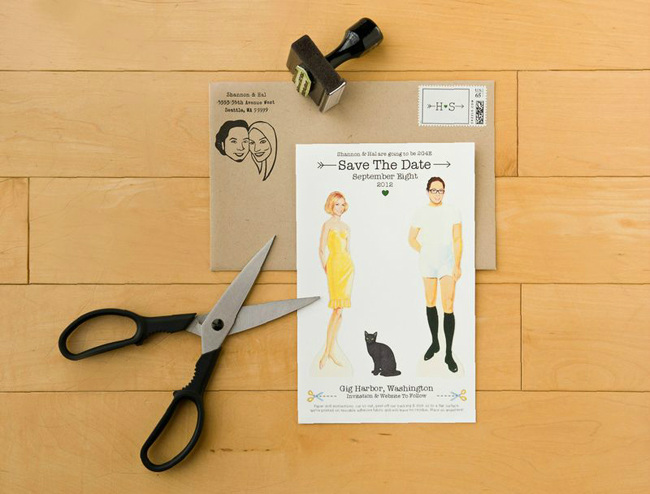 paper dolls stamps