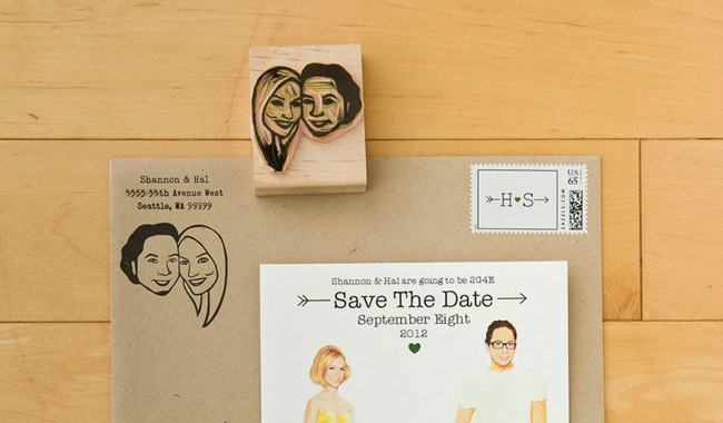 save the date stamp
