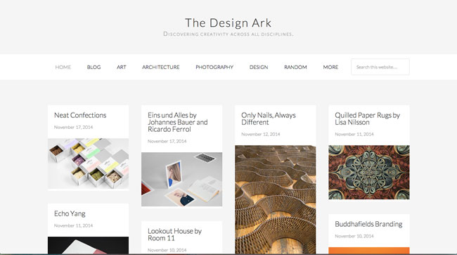 Graphic design blog Design Ark