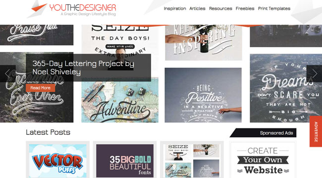 Graphic design blog You The Designer