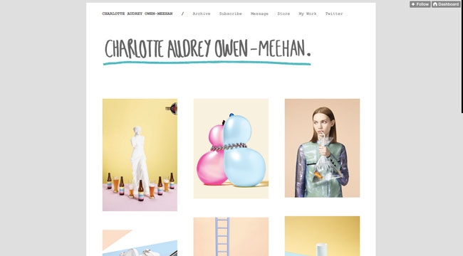 Tumblr graphic design Charlotte Audrey Owen-Meehan