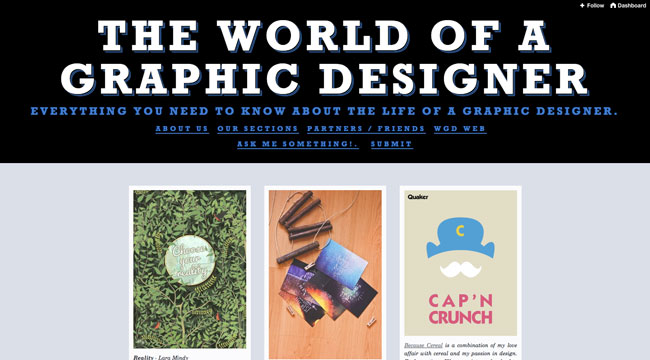 Tumblr graphic design The World of a Graphic Designer