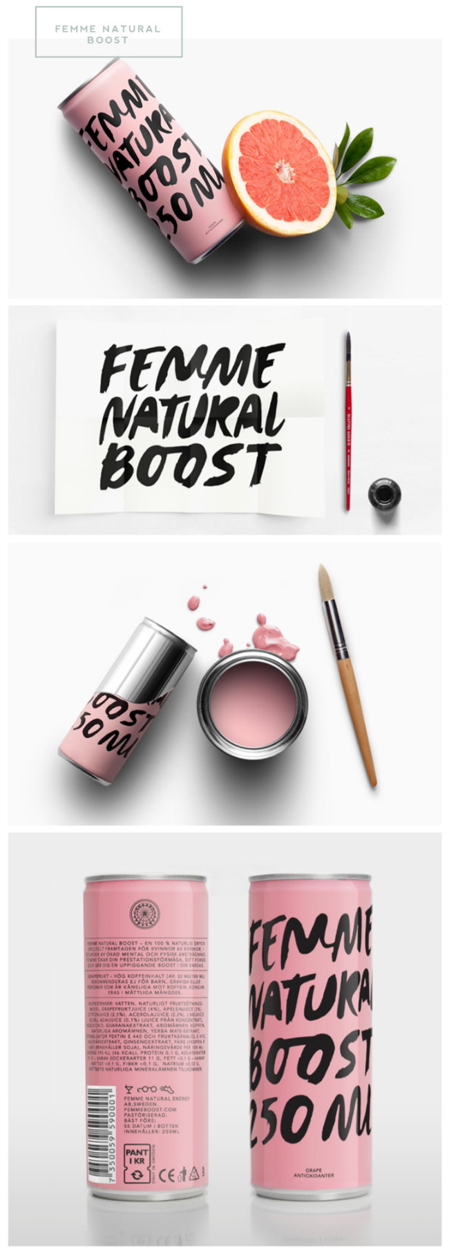 Femme Natural Boost packaging
