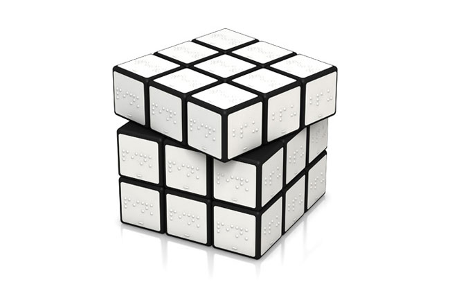 Good design Braille Rubiks Cube