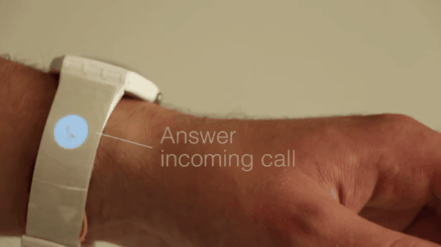 Awnser phonecalls trough your watch