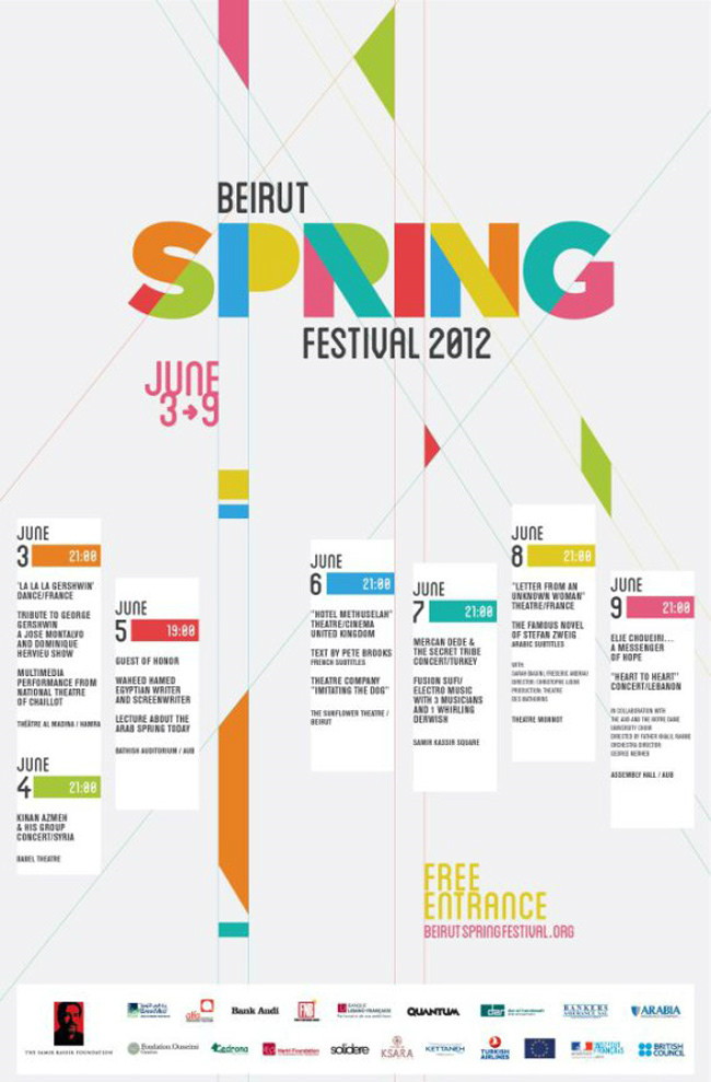 beirut spring festival poster