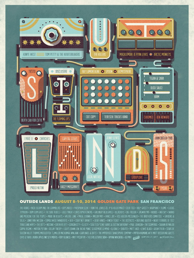 outside lands poster