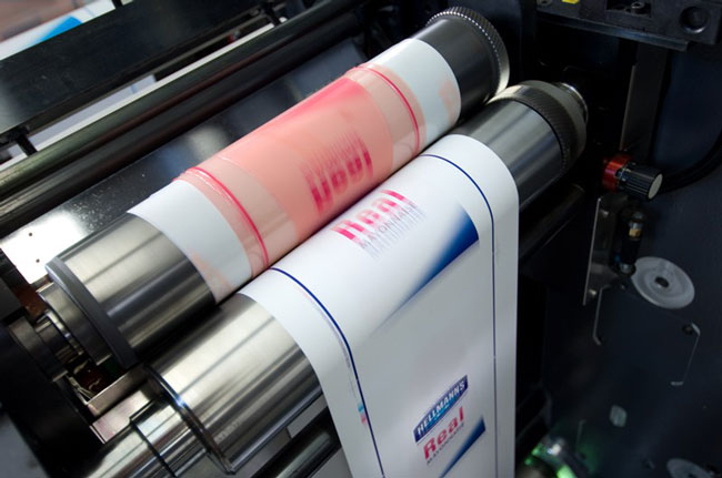 Flexographic printing process rollers