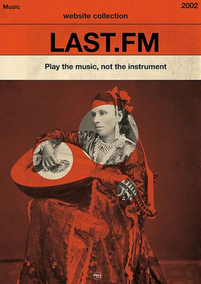 Vintage Last FM Music Poster