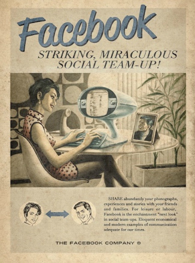 Facebook Vintage Ad