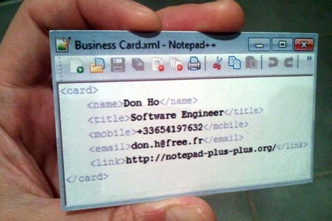 Programmer Business Card