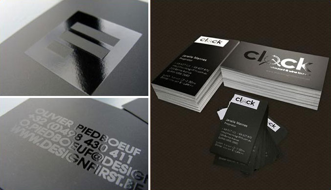 Overnight Prints spotgloss Printing on Business cards