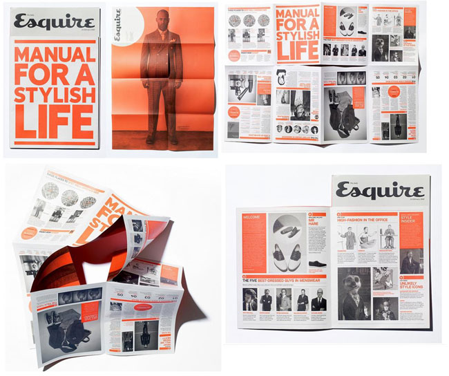 Brochure design ideas Esquire manual