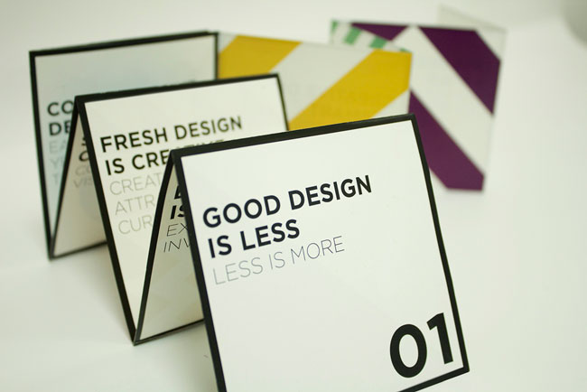 Brochure design ideas Good Design Manifesto