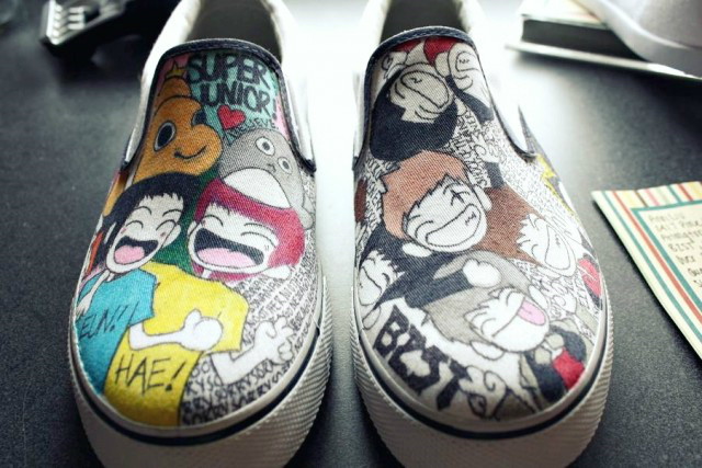 KPop shoes by aqueerpanic