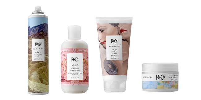 R+Co haircare packaging design