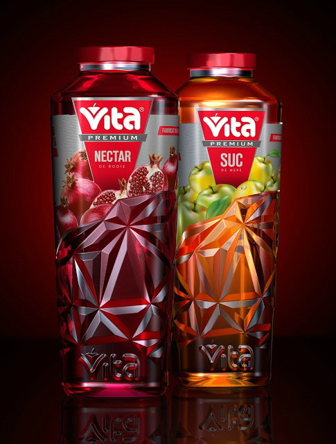 Vita Premium Juices packaging design