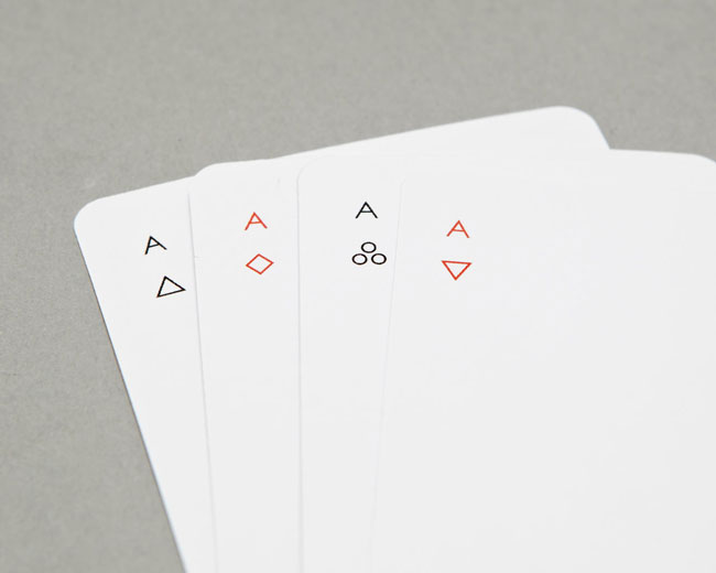 Good design Iota Playing Cards minimalist