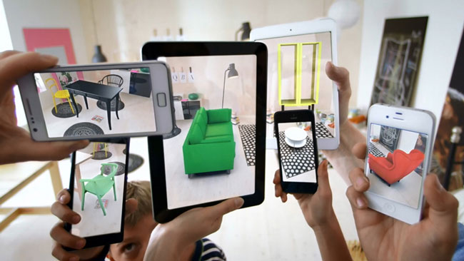 Interactive print IKEA augmented reality