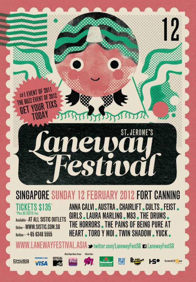 laneway festival poster