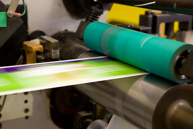 Flexographic printing process color