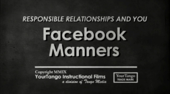 Facebook manners