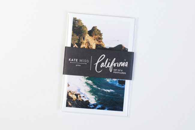 Travel postcards California Kate Miss
